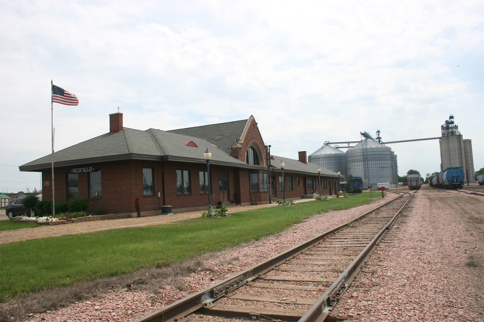 Historic 1914 Chicago North Western Depot Photo