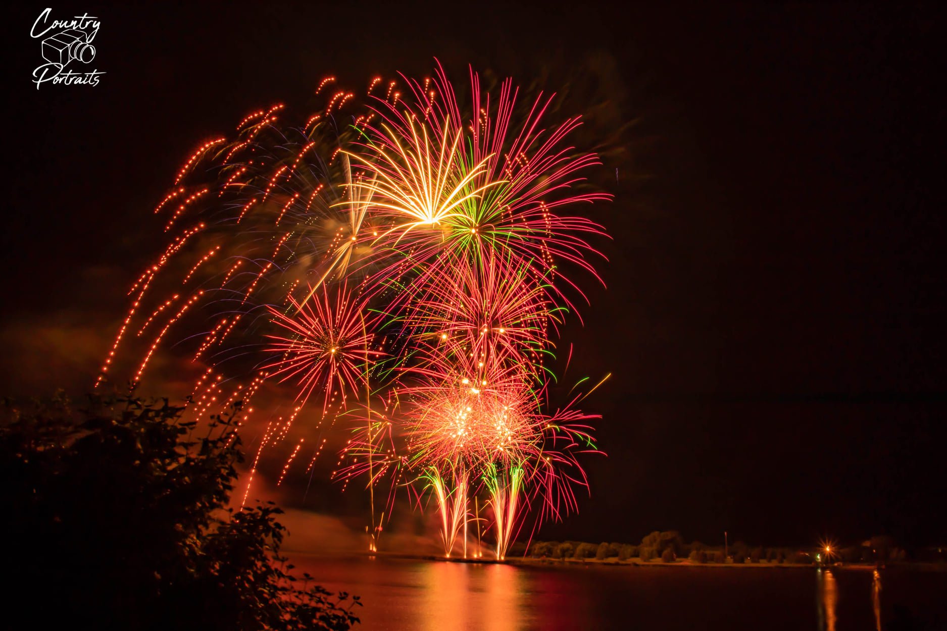 Fabulous Fireworks at Dusk! Photo
